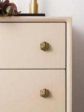 Load image into Gallery viewer, Vintage Dice Cabinet Knob, Antique Bronze Drawer Pull, Mid Century Furniture Handle