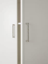 Load image into Gallery viewer, Modern Beaded Polished Chrome Cabinet Pulls | Premium Drawer Handles for Kitchen Island, Home Decor & Cabinetry