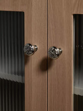 Load image into Gallery viewer, French Single‑Hole Solid Brass Cabinet Knobs, American Style Silver Nickel‑Plated Light Luxury Handles for Drawers, Cabinets and Wardrobes
