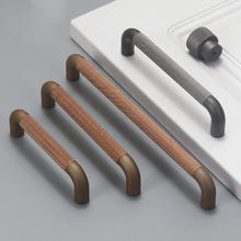 Load image into Gallery viewer, 3.78", 5", 7.55", 12.6" Coffee Gray Drawer Pulls | Knurled Kitchen & Cabinet Handles, Dresser & Cupboard Knobs, Hardware
