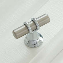 Load image into Gallery viewer, 3.75", 5.0", 6.3", 7.55" (96, 128, 160, 192mm) Brushed Steel Nickel Drawer Pulls | Dresser, Closet & Wardrobe Cabinet Handles, Knobs
