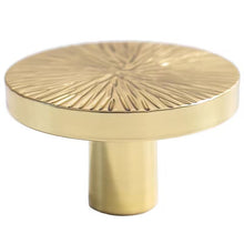 Load image into Gallery viewer, Light Luxury Gold Hand Hammered Brass Knobs, Original Minimalist Small Handles for Cabinets and Wardrobes