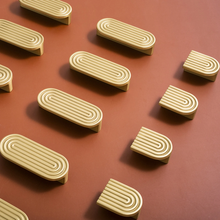 Load image into Gallery viewer, 1.26", 2.5" Brass Kitchen & Cabinet Knobs | Unique Drawer Pulls, Cupboard & Dresser Handles, 32 - 64mm