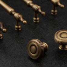 Load image into Gallery viewer, 3.78"-6.3" Antique Bronze Solid Brass Knobs, Pulls & Handles | Cabinet, Drawer, Kitchen & Dresser Hardware