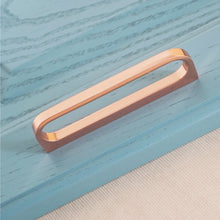 Load image into Gallery viewer, 3.78"-12.6" Rose Gold Hollow Knobs, Pulls & Handles | Modern Simple | Kitchen, Dresser, Drawer & Cabinet Door Hardware