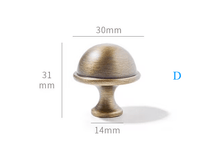 Load image into Gallery viewer, Mid‑Century Brass Drawer Pulls, French Retro High‑End Pendant Ball Handles for Kitchen Cabinet & Wardrobe