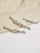 Load image into Gallery viewer, Mid-Century Titanium Silver Brass Vine Drawer Pulls, Creative Handles for Kids Room, Kitchen, Shoe Cabinets and Wardrobes
