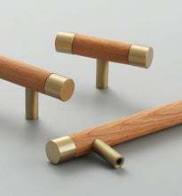 Load image into Gallery viewer, Modern Chinese Style Light Luxury Solid Wood Pull Handles - For Cabinet Doors Drawers Wardrobes