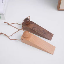 Load image into Gallery viewer, Heightened Nordic Solid Wood Door Stopper, Movable Anti-Collision Door Block for Bedroom