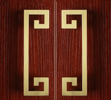 Load image into Gallery viewer, 1.1", 1.25", 2.5", 3.78", 5" Brushed Brass Gold Drop Ring Cabinet Knobs | Drawer Pulls, Dresser & Door Handles