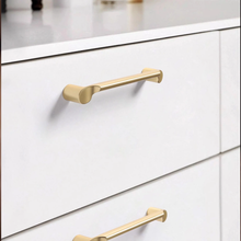 Load image into Gallery viewer, 3.78"-7.55" Gold, Brushed Brass, Gun Gray & Brushed Nickel Knobs, Pulls & Handles | Kitchen Cabinet, Drawer & Dresser Hardware