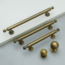 Load image into Gallery viewer, Antique Bronze Cabinet Pulls & Knobs | Retro Drawer Pulls, Wardrobe & Dresser Knobs, Kitchen Handles & Door Pulls
