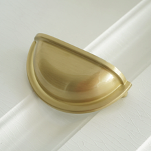 Load image into Gallery viewer, 3" Brushed Gold Kitchen Cabinet Handles | Drawer & Dresser Pulls, Wardrobe, Closet & Cupboard Knobs