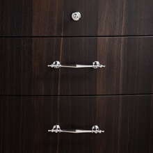 Load image into Gallery viewer, 3", 3.78", 5", 6.3" Chrome Drawer Pulls | Unique Kitchen & Wardrobe Handles, Hollow Cupboard Knobs, Hardware