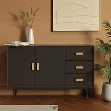 Load image into Gallery viewer, 2.5"-5" Unique Solid Brass Track Design Knobs, Pulls & Handles | Kitchen, Cabinet, Drawer, Cupboard & Dresser Hardware