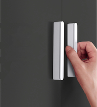 Load image into Gallery viewer, 1.25", 2.5", 3.75", 5", 6.3", 7.55", 8.8" White Cabinet Handles & Knobs | Drawer Pulls, Kitchen & Closet Wardrobe Handles