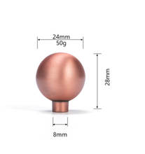 Load image into Gallery viewer, 3.78"-8.8" Brushed Copper Pulls, Knobs & Handles | Cabinet, Drawer, Dresser & Kitchen Hardware