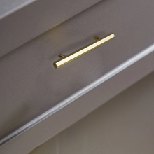 Load image into Gallery viewer, 2.5", 3.78", 5", 6.3", 7.55" Hexagon Gold Brass Hammered Kitchen & Drawer Pulls | Luxurious Cabinet Door Handles, Dresser & Wardrobe Knobs