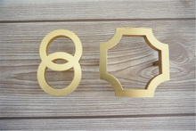 Load image into Gallery viewer, 1.1", 2.5" (28, 64mm) Brushed Gold Brass Drop Pulls | Dresser & Drawer Knobs, Cabinet Door Handles, Hardware