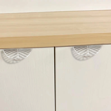 Load image into Gallery viewer, Leaf Design Brass Gold Invisible Pulls & Handles | Modern Decorative Cabinet, Wardrobe, Cupboard & Drawer Hardware