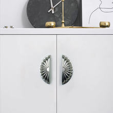 Load image into Gallery viewer, 3"Chrome Drawer Pulls Brushed Nickel Cup Cabinet Pulls Gold Door Handles Unique Drawer Knobs Silver Chrome Cabinet Hardware