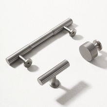 Load image into Gallery viewer, 3.78", 5", 6.3", 8.8", 12.6" Brushed Nickel Drawer Knobs & Pulls | Cabinet & Dresser Knobs, Kitchen Pulls, Cupboard Handles, High-Quality Hardware
