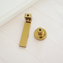 Load image into Gallery viewer, Round & Rectangle Brass Knobs | Champagne Gold Cabinet & Kitchen Cupboard Knobs, Drawer Pulls, Chinese Style Handles