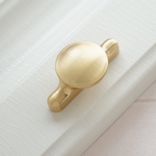 Load image into Gallery viewer, 1.25"-5.0" Brushed Brass Knobs, Pulls & Handles | Dresser, Drawer, Cabinet Door & Kitchen Cupboard Hardware
