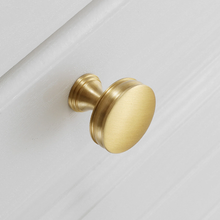 Load image into Gallery viewer, 3.78", 5", 7.55", 10" Brushed Brass Drawer Pulls & Knobs | Kitchen & Cabinet Handles, Dresser & Door Knobs, Kitchen Hardware