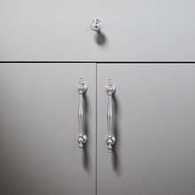 Load image into Gallery viewer, 3", 3.78", 5", 6.3" Chrome Drawer Pulls | Unique Kitchen & Wardrobe Handles, Hollow Cupboard Knobs, Hardware