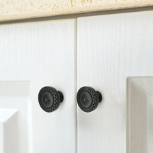 Load image into Gallery viewer, Chinese Style Round Brass Knobs, Pulls & Handles | Cabinet, Drawer & Kitchen Cupboard Hardware
