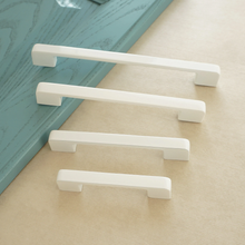Load image into Gallery viewer, 3.78"-8.8" White Knobs, Pulls & Handles | Drawer, Dresser, Kitchen Cabinet, Closet, Wardrobe & Furniture Hardware