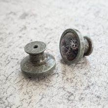 Load image into Gallery viewer, Steampunk Gear Vintage Antique Knobs, Pulls & Handles (Bronze, Silver, Glass) | Unique Cabinet, Drawer, Dresser & Kitchen Door Hardware