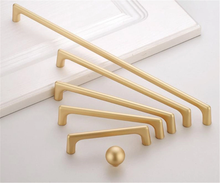 Load image into Gallery viewer, 3.78"-7.55" (192-320mm) Black Brass & Nickel Knobs, Pulls & Handles | Drawer, Cabinet, Dresser & Kitchen Hardware
