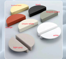 Load image into Gallery viewer, Colorful Semicircle Drawer & Cabinet Door Handles | Multicolored Dresser & Kitchen Cabinet Pulls