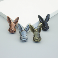 Load image into Gallery viewer, Cute Rabbit Cabinet Knobs | Unique Copper, Bronze, Silver, Black Drawer Pulls, Kitchen Handles & Cabinet Hardware