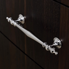 Load image into Gallery viewer, 3", 3.78", 5", 6.3" Chrome Drawer Pulls | Unique Kitchen & Wardrobe Handles, Hollow Cupboard Knobs, Hardware