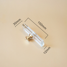Load image into Gallery viewer, Glass & Crystal Drawer Knobs | Brass & Acrylic Kitchen Pulls, Cabinet & Dresser Handles, Knobs
