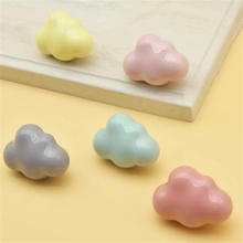 Load image into Gallery viewer, Ceramic Cloud Knobs | Colorful Drawer Pulls & Cabinet Handles for Dresser, Kitchen Cupboard | Cabinet Hardware