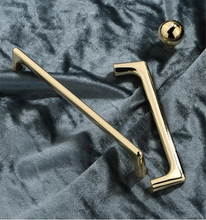 Load image into Gallery viewer, 3.78"-7.55" (192-320mm) Black Brass & Nickel Knobs, Pulls & Handles | Drawer, Cabinet, Dresser & Kitchen Hardware