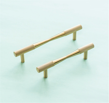 Load image into Gallery viewer, 3.78", 5.0" Exquisite Solid Brass Drawer Pulls & Knobs | Modern Kitchen Cabinet, Wardrobe & Cupboard Handles, Dresser Pulls