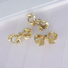 Load image into Gallery viewer, Exquisite Bow Knobs | Gold Brass Drawer & Dresser Knobs, Kitchen Cabinet Pulls, Door Knobs, Decor Furniture Hardware