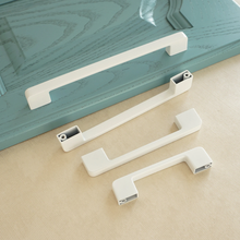 Load image into Gallery viewer, 3.78"-8.8" White Knobs, Pulls & Handles | Drawer, Dresser, Kitchen Cabinet, Closet, Wardrobe & Furniture Hardware