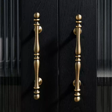 Load image into Gallery viewer, 3.78"-5" Aged Brass & Antique Bronze Knobs, Pulls & Handles | Cabinet, Kitchen, Drawer, Dresser & Cupboard Hardware