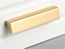 Load image into Gallery viewer, 2.5", 3.78", 5", 6.3", 7.55", 8.8", 10", 11.3" Black Brass Kitchen Handles | Drawer Pulls, Cabinet & Wardrobe Knobs, Hardware