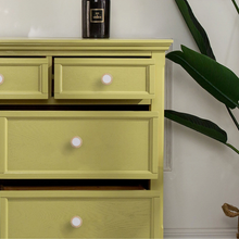 Load image into Gallery viewer, Modern Brass & Acrylic Drawer Knobs | Dresser & Kitchen Cabinet Pulls, Hardware Handles