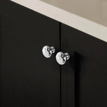 Load image into Gallery viewer, 1.25", 3.78", 5", 7.56", 10", 12.6" Chrome Hammered Pulls | Kitchen & Cabinet Handles, Drawer Knobs, Art Decor Hardware