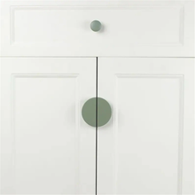 Load image into Gallery viewer, 1.25"-3.78" Wood Semicircle Knobs, Pulls & Handles (Beech, Black Walnut, Green, White, Pink) | Cabinet, Drawer, Door & Home Decor Hardware