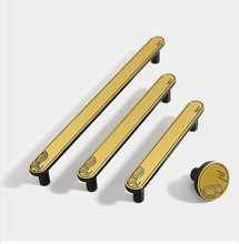 Load image into Gallery viewer, 3.78"-7.55" Modern Chinese Style Pulls, Handles & Knobs (Gold, Bronze, Antique Coffee) | Cabinet, Dresser, Drawer & Kitchen Hardware