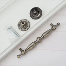 Load image into Gallery viewer, 3.78" (96mm), 5.0" (128mm) Antique Copper & Bronze Pulls | Rustic Chic Drawer, Cabinet, Dresser & Kitchen Handles